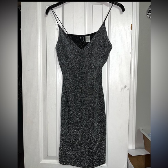 Dark grey sparkly minidress - Picture 1 of 2